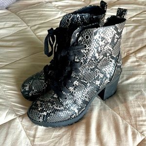 Snake Skin boots. Never worn.